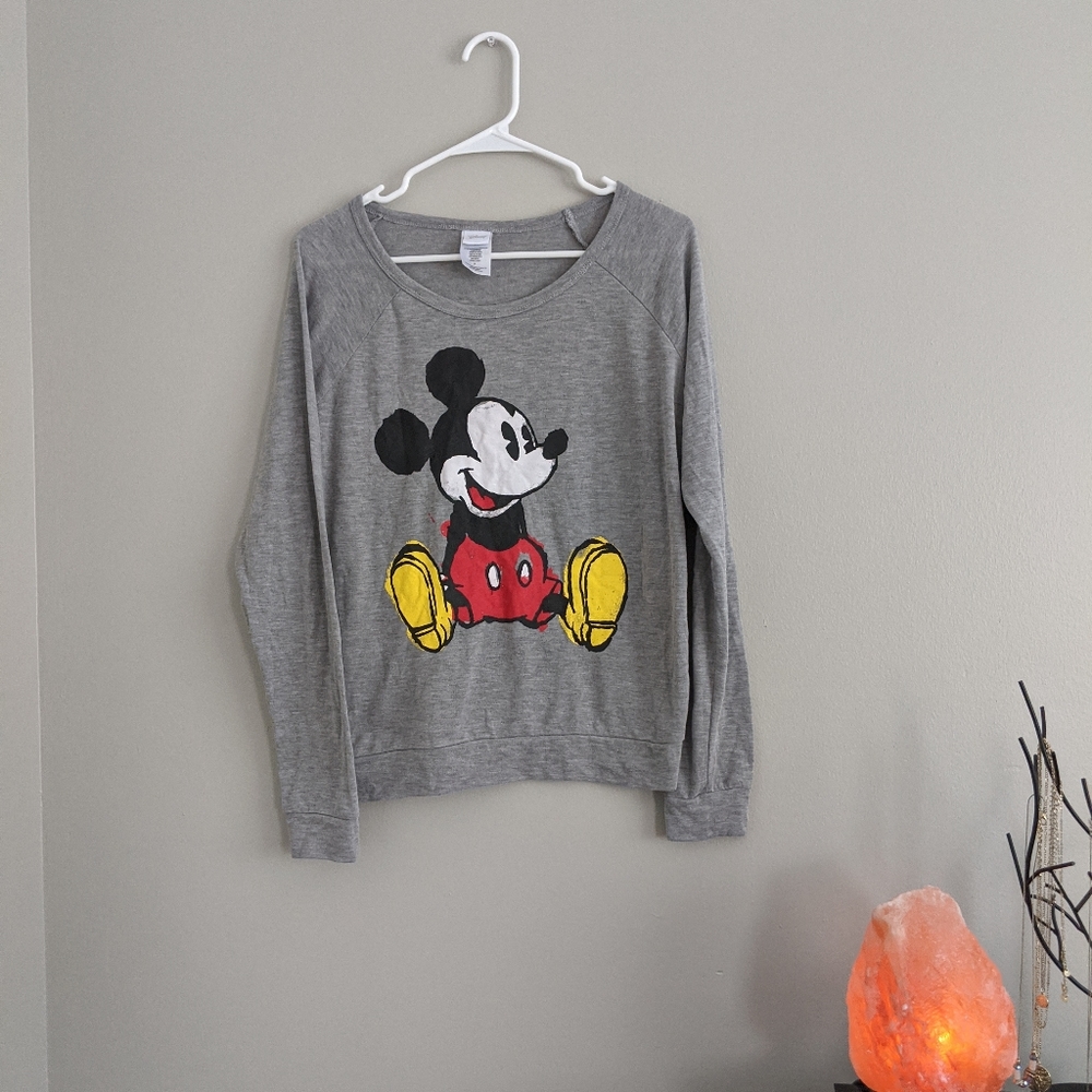 Long Sleeve Mickey Mouse Sweater